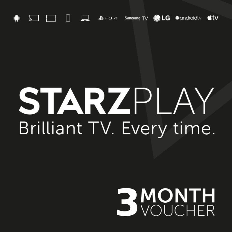 Starz Play 3 months